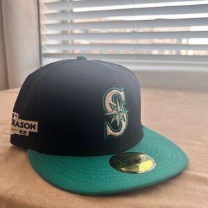 Seattle Mariners New Era Navy and Teal Baseball Cap